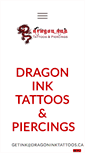 Mobile Screenshot of dragoninktattoos.com